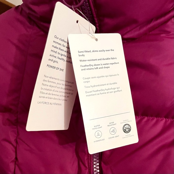 Fuschia Athleta down jacket - Picture 10 of 10